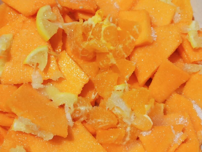 быстрые цукаты из тыквы с лимоном