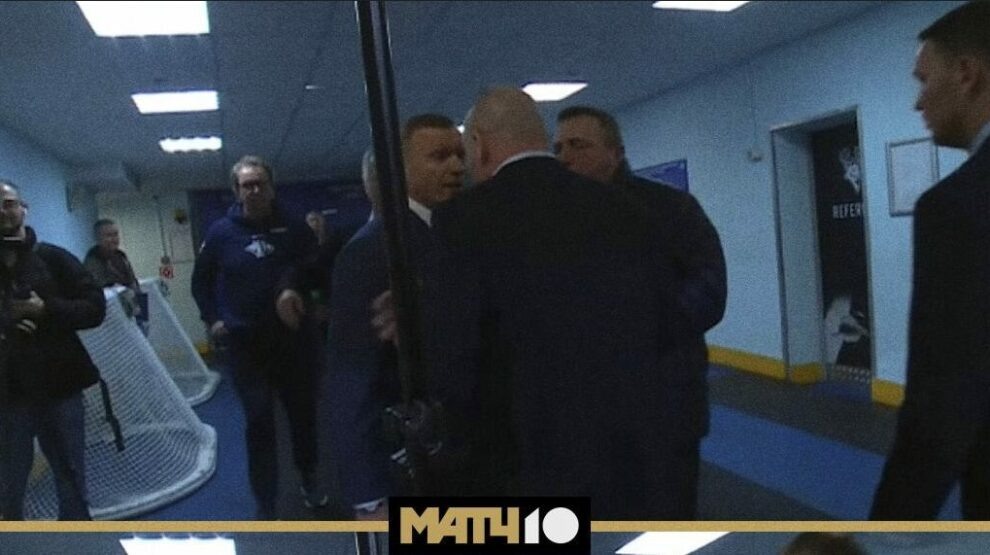    Разин и Исаков перепалка, фото Матч ТВ