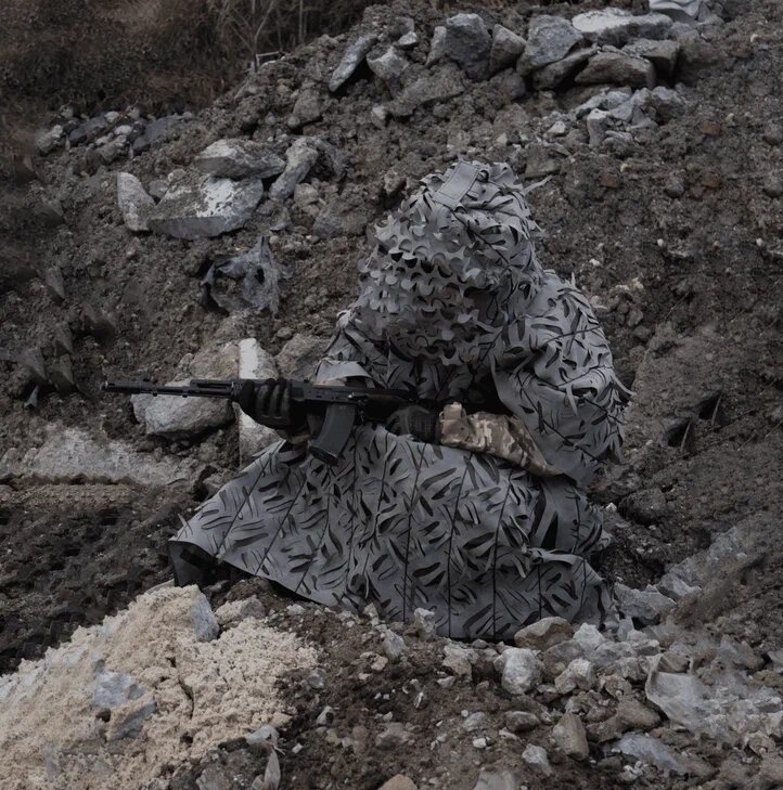 Маскировочная накидка ZaVOZ в городской среде