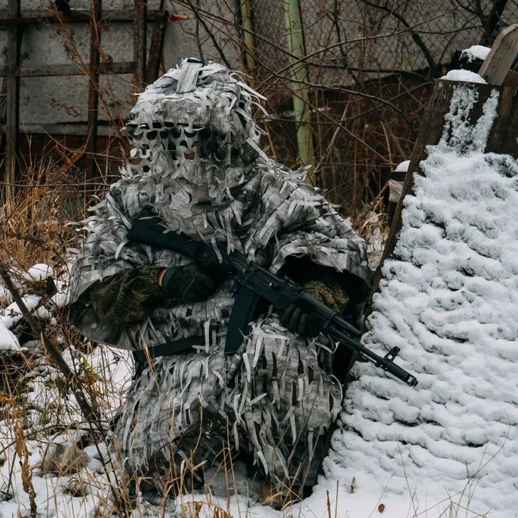 Маскировочная накидка ZaVOZ в городской среде