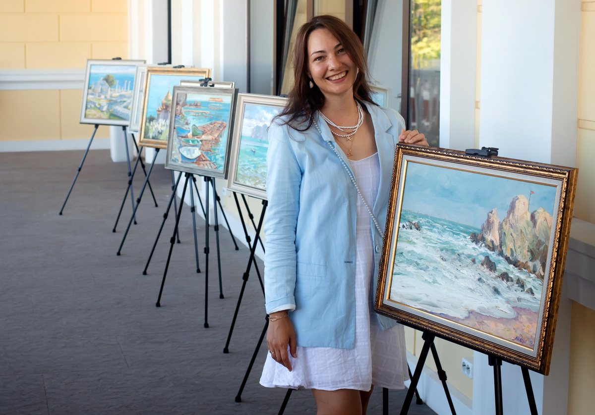 Выставка живописи "Морская феерия" г. Феодосия. Август, 2025