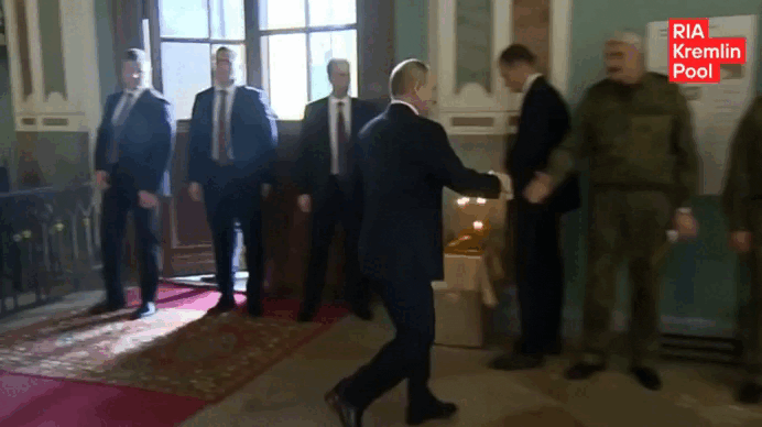    Кадры с Telegram-канала RIA Kremlin Pool