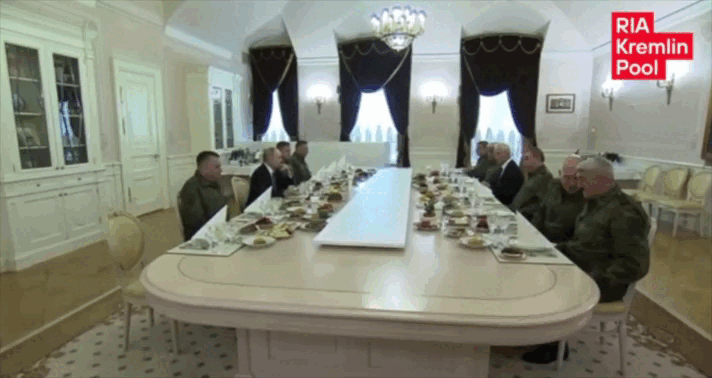    Кадры с Telegram-канала RIA Kremlin Pool