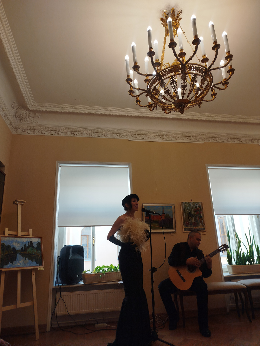 Дом журналиста. Певица KATRIN. Гитарист Юрий