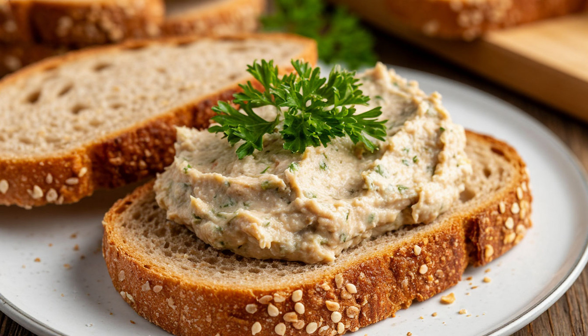    Вжух в блендере – и вкуснейшая намазка готова: идеально сочетается с черным хлебом – домашние сметают за 1 минуту