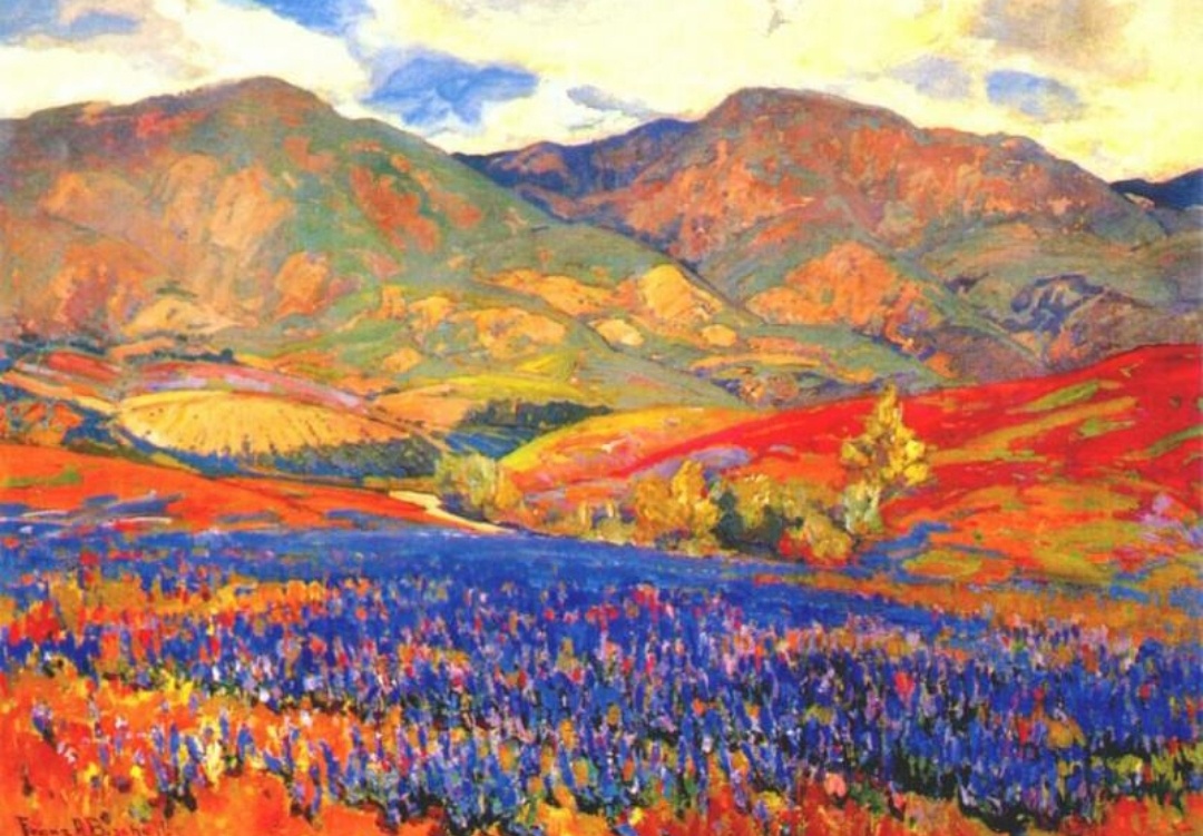 Весенние цветы в долине Сан-Фернандо, ок. 1925