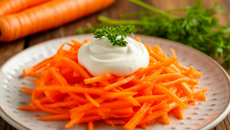 Этот салат из моркови заткнет за пояс любую морковку по-корейски. Забытый советский шедевр был на каждом столе.