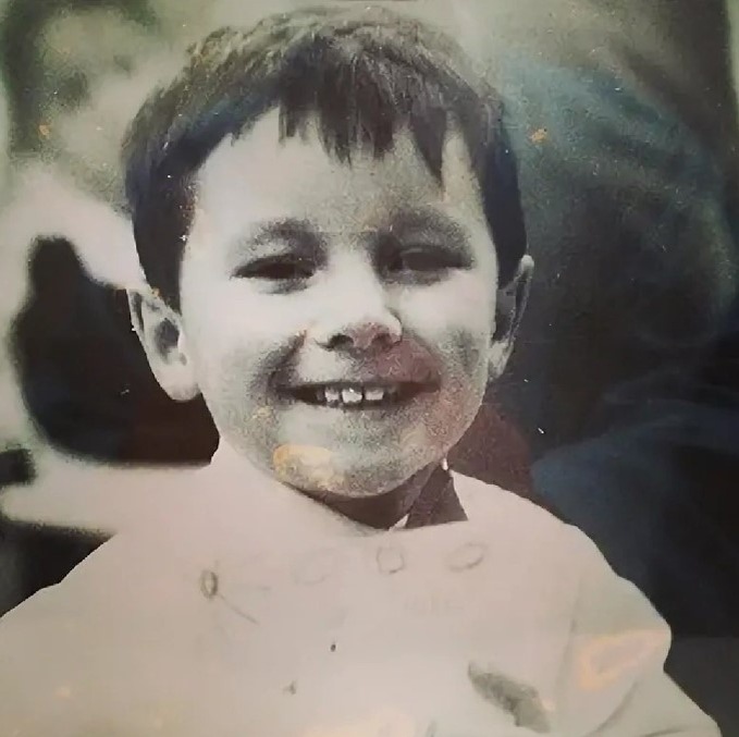 Вячеслав Манучаров в детстве.