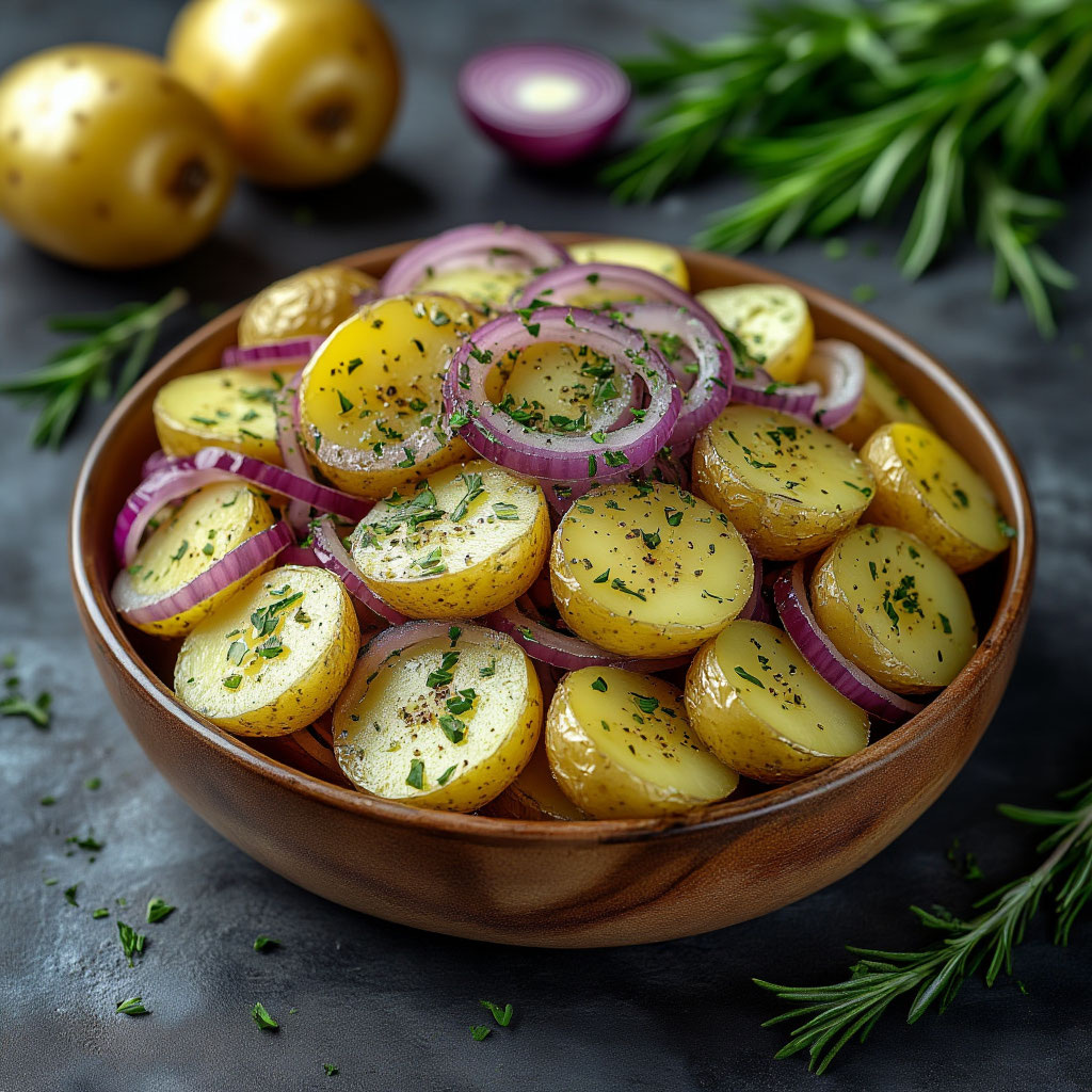 Салат из картофеля с зирой. Домашние рецепты.