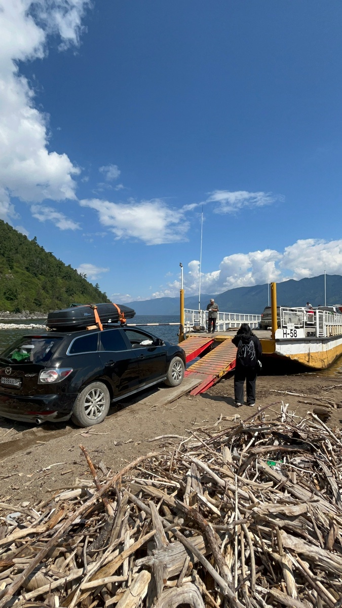 Паром с мыса Кырсай, фото атора