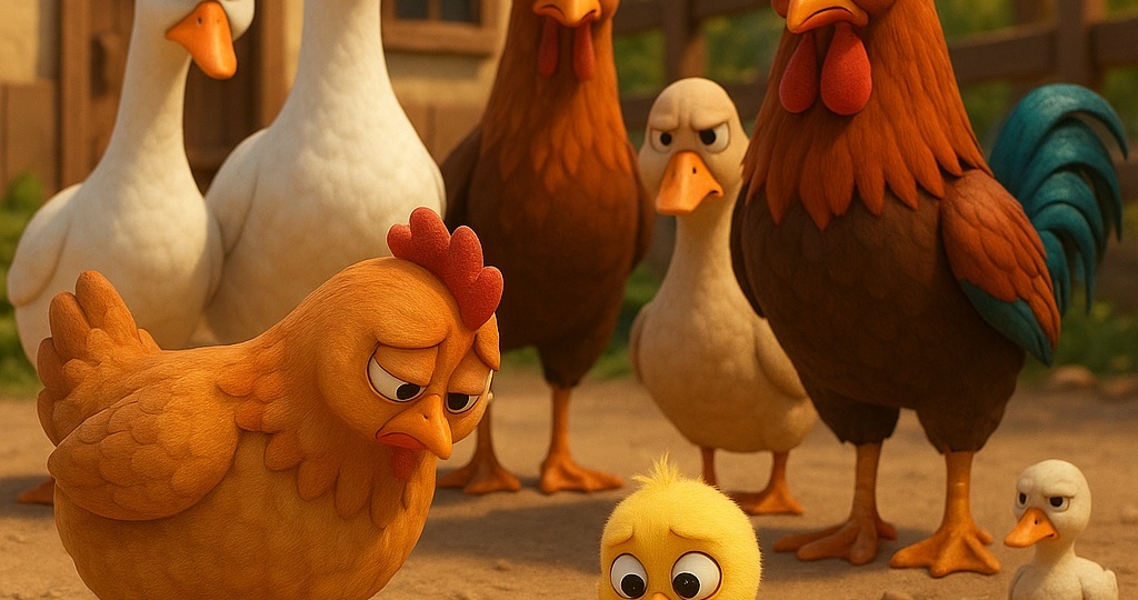 Как цыплёнок Федя научился дружить (добрая сказка)