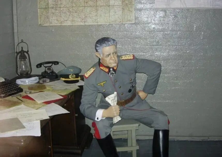   Фото из музея. В бункере Ляша