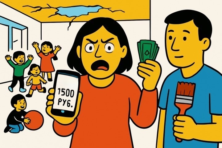 Мы скинулись на ремонт, а подрядчиком оказался... муж активистки из чата. Без договора и опыта