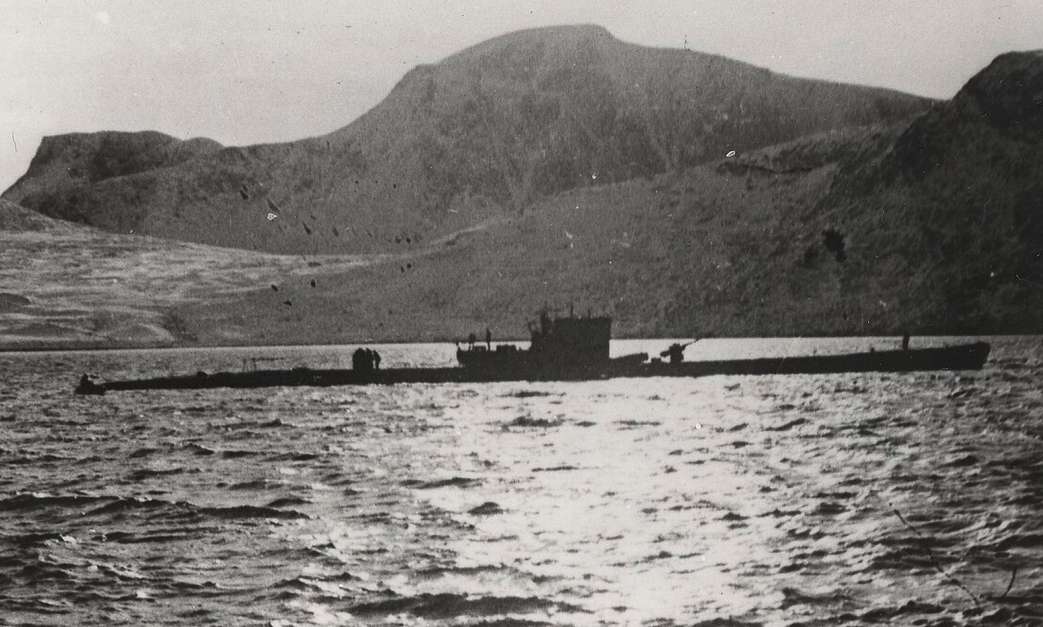 Немецкая подводная лодка U-537 у Лабрадора, октябрь 1943 года
