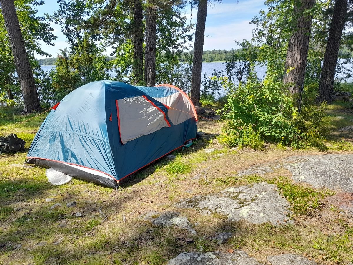 Полно туристов на Вуоксе. ФОТО АВТОРА