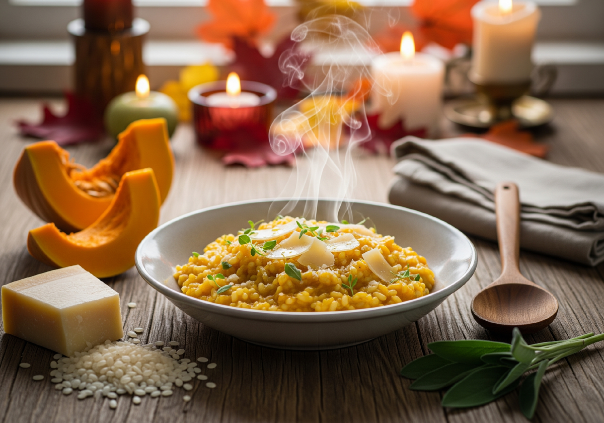 Тыква ризотто