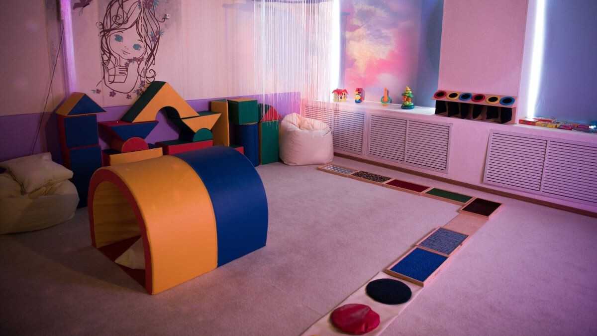 Сенсорная комната, оборудованная в Екатеринбургском детском доме-интернате