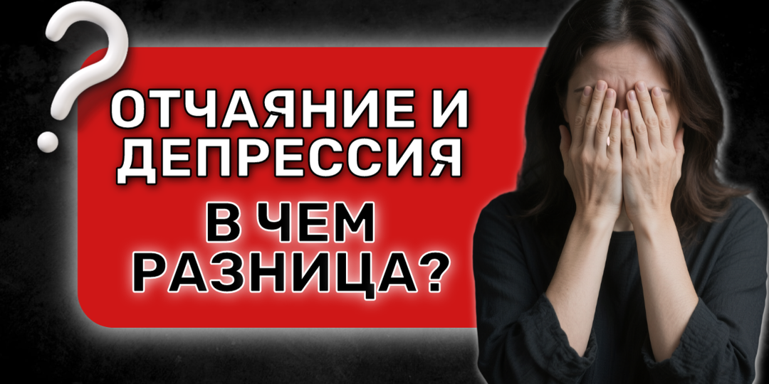 Отчаяние и депрессия: в чем разница