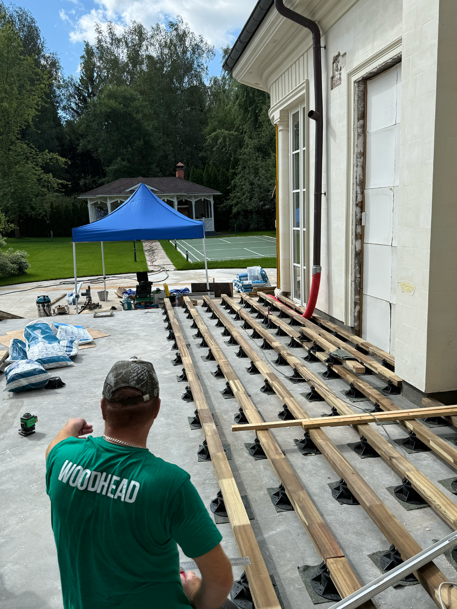 качественный монтаж террас