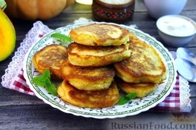 Лёгкие, румяные, пышные тыквенные оладьи на кефире. Тают во рту. Необычно и просто  📷
