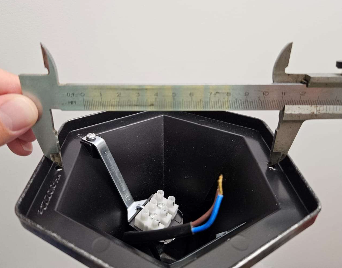 Фонарь, вид снизу