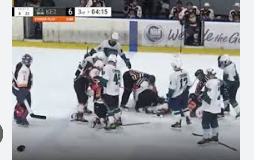 Драка в матче латвийской любительской лиги © соцсети