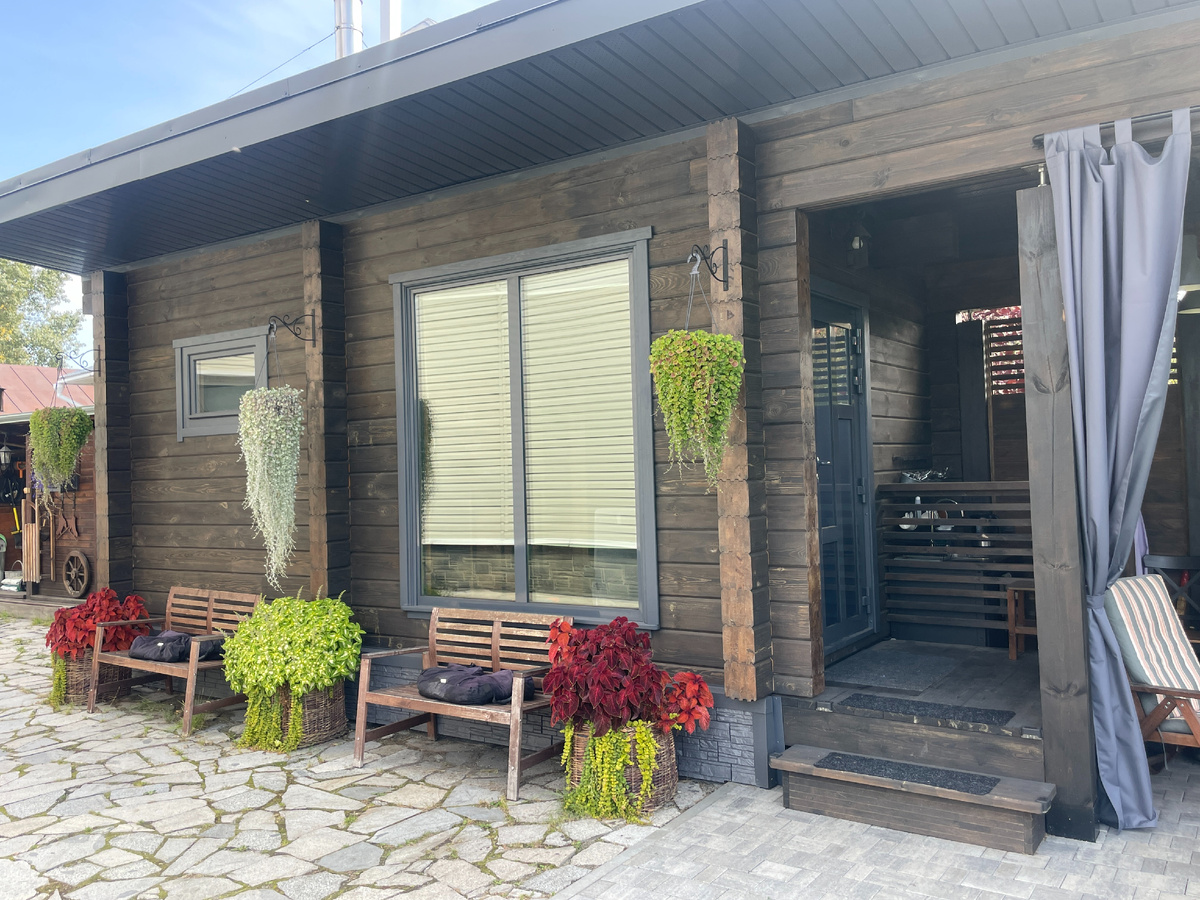 Баня в летний период