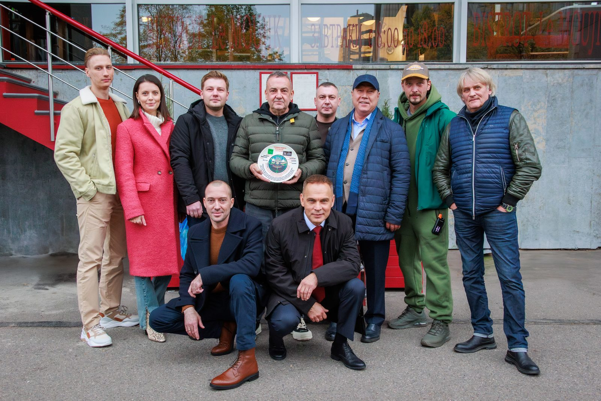 Кадр со съемочной площадки сериала "Васька" (2025)