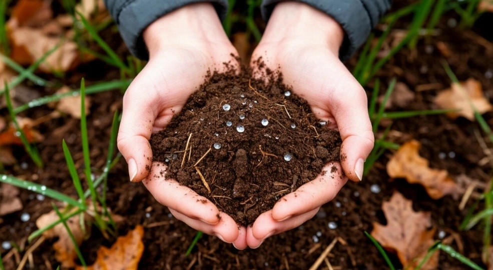 Больше не покупаю навоз. Осенью на огороде делаю всего одну простую вещь - и весной земля, как живой чернозём