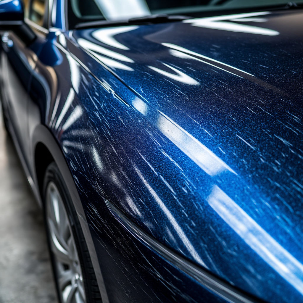 Микроцарапины на лакокрасочном покрытии