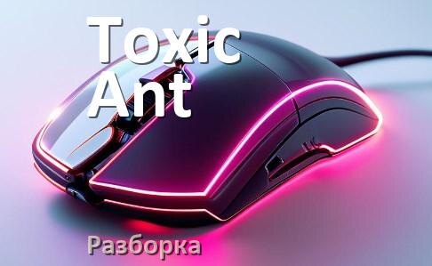 
Как разобрать мышку Toxic Ant без болтов и почистить самому