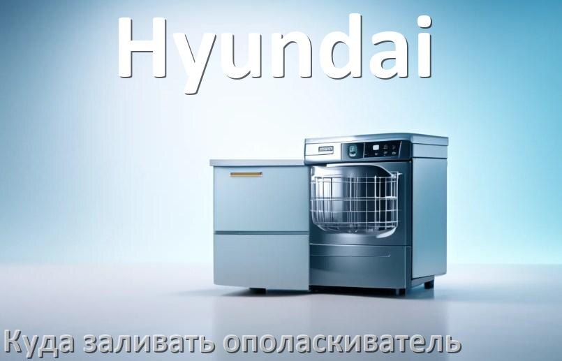 
Куда в посудомоечной машине Hyundai заливать ополаскиватель сколько и как