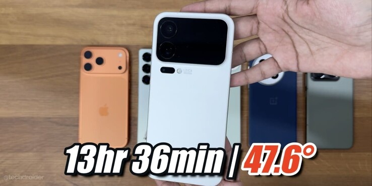    Блогер сравнил автономность Xiaomi 17 Pro Max и iPhone 17 Pro Max [ВИДЕО]