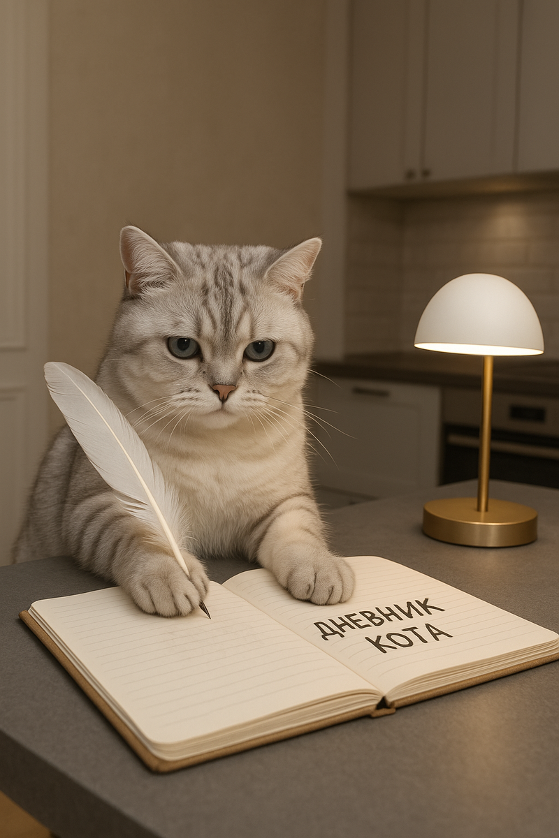 Британский кот Белка.