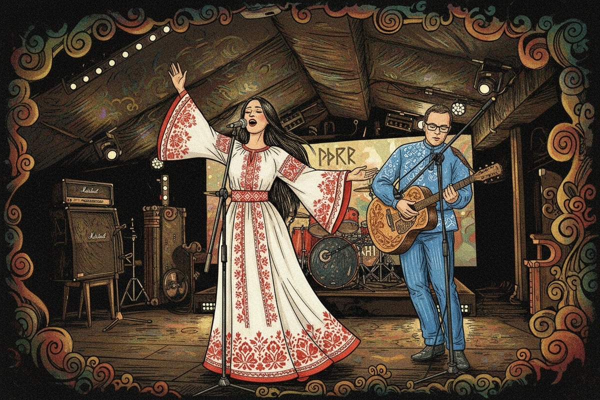 Оксана Нежинская и Алексей Дмитриенко (LEKA) в одной музыкальной сказке...