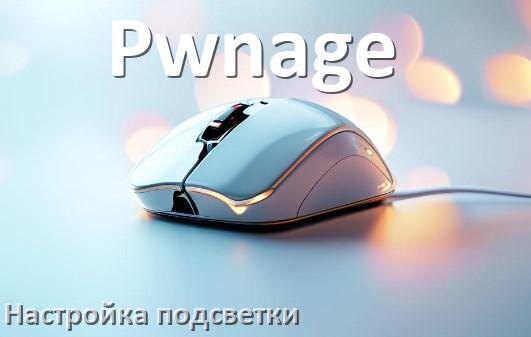 
Как на мышке Pwnage поменять подсветку и отключить или изменить цвет в Windows 11, 10