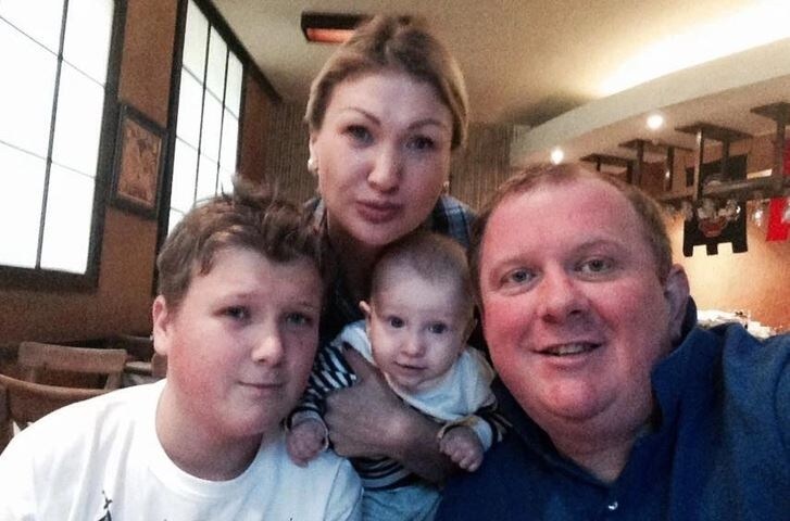 Константин Ивлев с первой женой, Марией