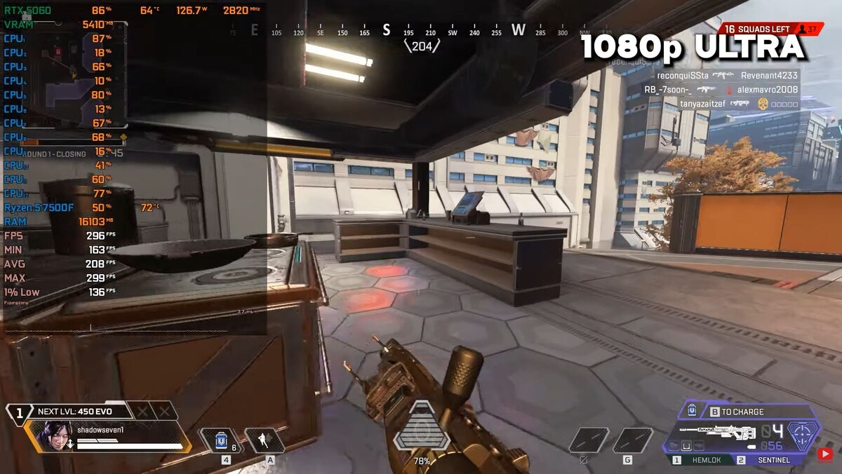 Ryzen 5 7500F + RTX 5060