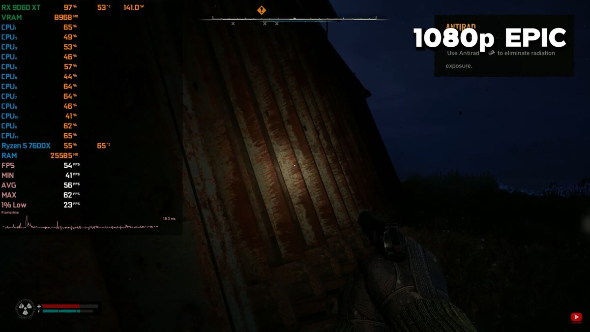 Ryzen 5 7600X + RX 9060 XT