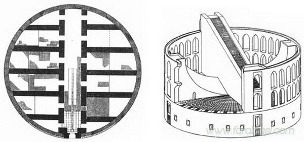 Рендеринг главного здания Марагинской обсерватории / Источник: farabiasl.ir
