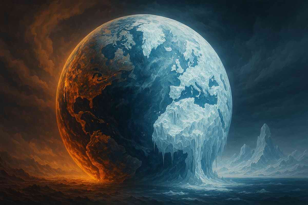 Земля способна сама вызвать новый ледниковый период