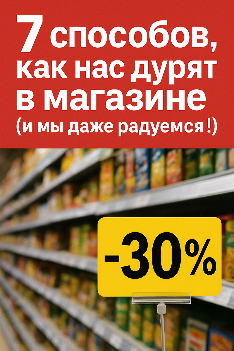Каждый день мы заходим в магазин «только за хлебом» — и выходим с чеком на ползарплаты.
Совпадение? Разберёмся 👇  
