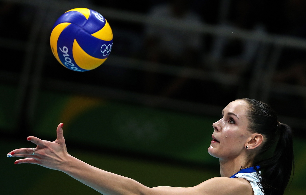    Волейболистка московского "Динамо" Наталия Гончарова  Валерий Шарифулин/ТАСС