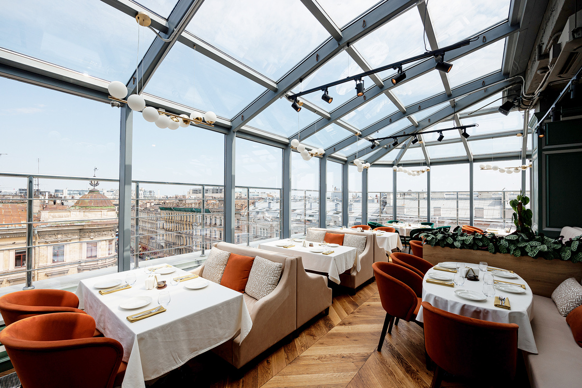 Вид из окон на «питерские крыши»