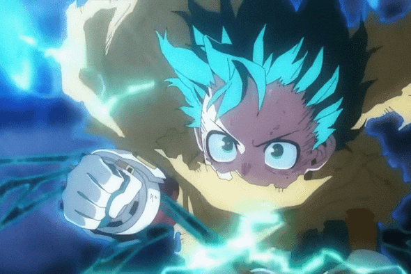     Кадр из трейлера аниме «Моя геройская академия»