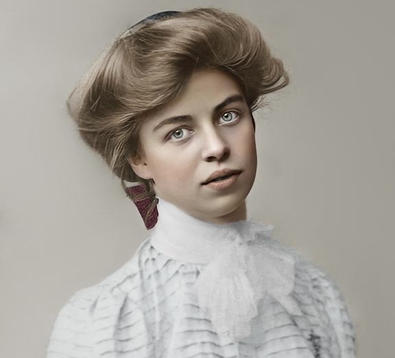 Элеонора Рузвельт в молодости