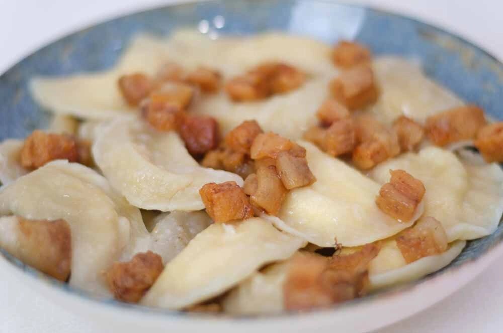    Вареники с картошкой и шкварками. Фото: istockphoto.com