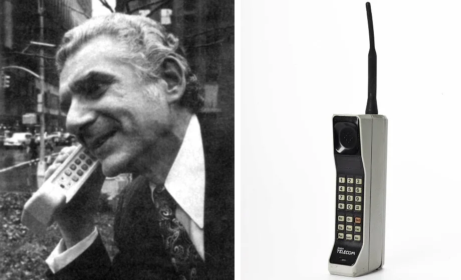 Мартин Купер совершае первый звонок.