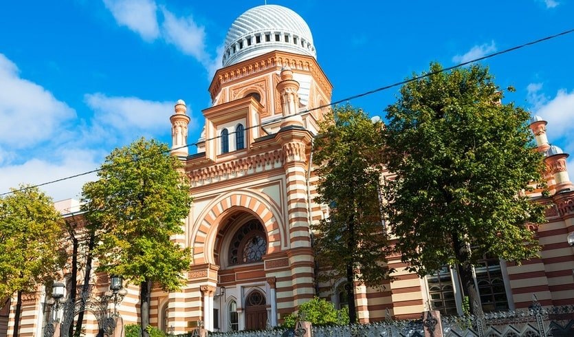 Большая Хоральная синагога в Санкт-Петербурге — самая большая синагога России