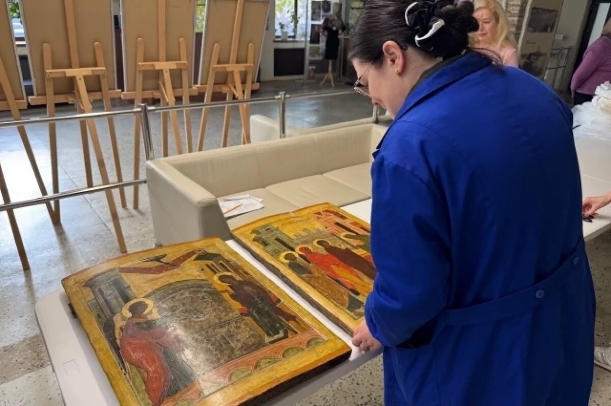    Иконы из собрания Псковского музея вернулись с московской выставки